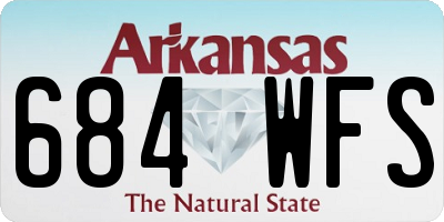 AR license plate 684WFS