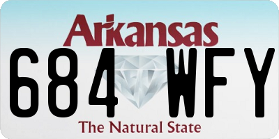 AR license plate 684WFY