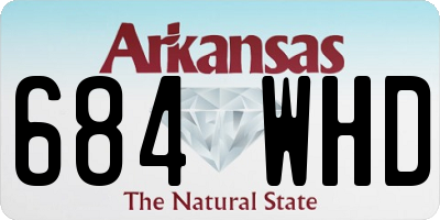 AR license plate 684WHD