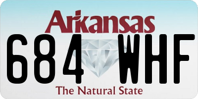 AR license plate 684WHF