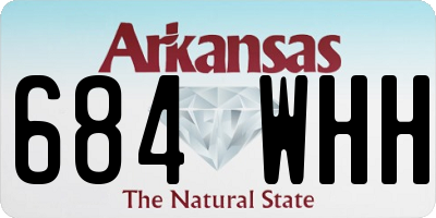 AR license plate 684WHH