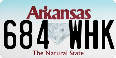 AR license plate 684WHK