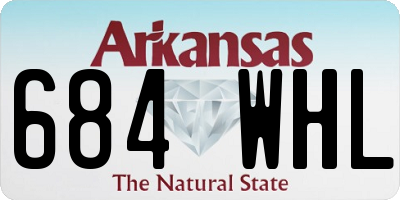 AR license plate 684WHL