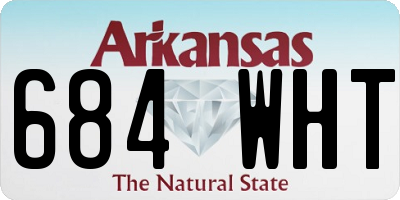 AR license plate 684WHT