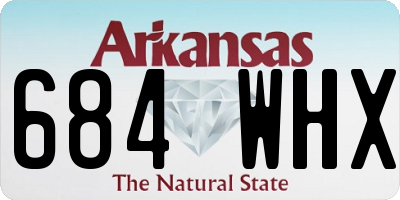AR license plate 684WHX