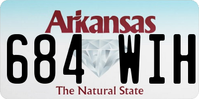 AR license plate 684WIH
