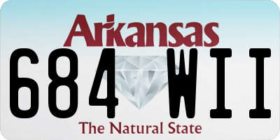 AR license plate 684WII