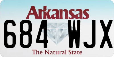 AR license plate 684WJX