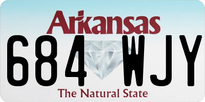 AR license plate 684WJY
