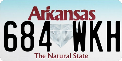 AR license plate 684WKH