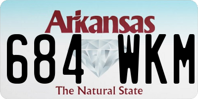 AR license plate 684WKM