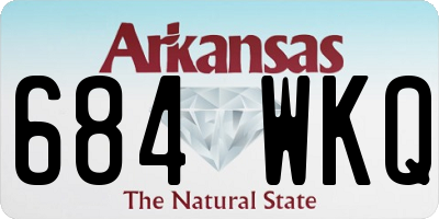 AR license plate 684WKQ