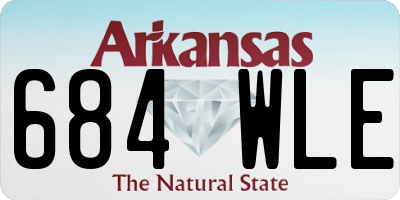 AR license plate 684WLE