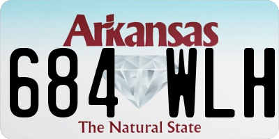 AR license plate 684WLH