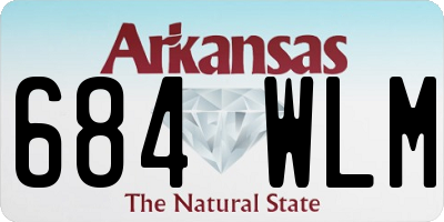 AR license plate 684WLM
