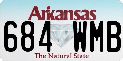 AR license plate 684WMB