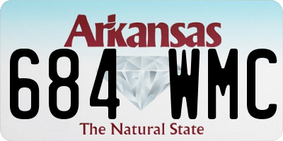 AR license plate 684WMC