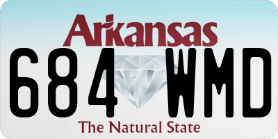 AR license plate 684WMD