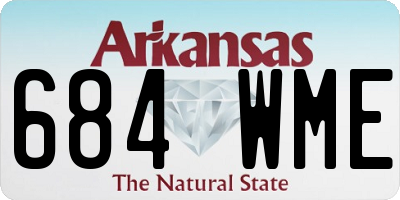 AR license plate 684WME