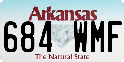 AR license plate 684WMF