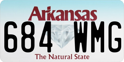 AR license plate 684WMG