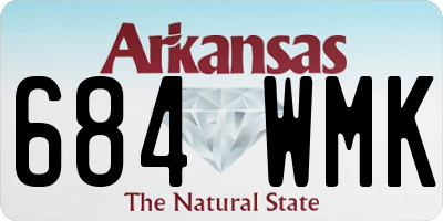 AR license plate 684WMK