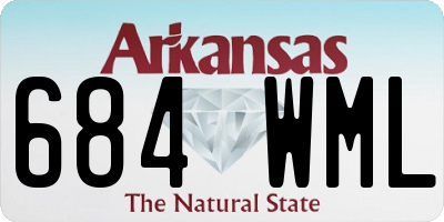 AR license plate 684WML
