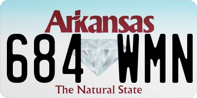 AR license plate 684WMN