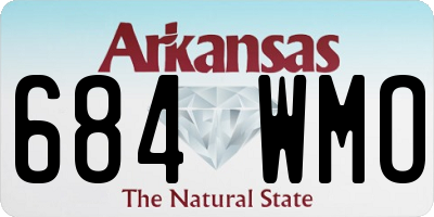 AR license plate 684WMO