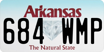 AR license plate 684WMP
