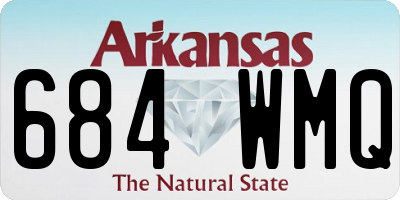 AR license plate 684WMQ