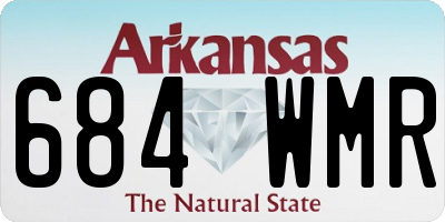 AR license plate 684WMR