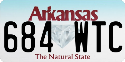 AR license plate 684WTC