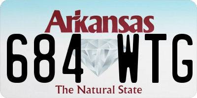 AR license plate 684WTG