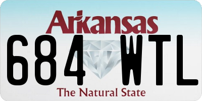 AR license plate 684WTL