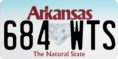 AR license plate 684WTS