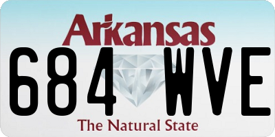 AR license plate 684WVE