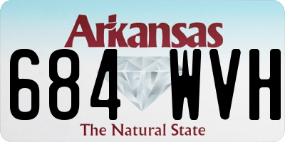 AR license plate 684WVH