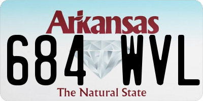 AR license plate 684WVL