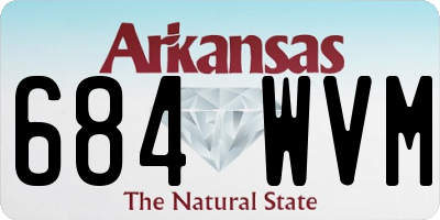 AR license plate 684WVM