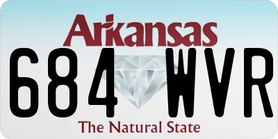 AR license plate 684WVR