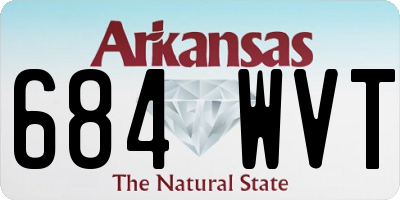 AR license plate 684WVT