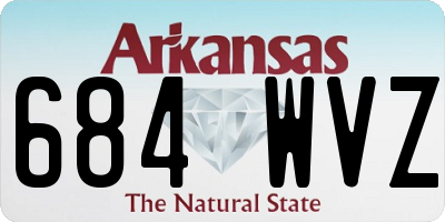 AR license plate 684WVZ