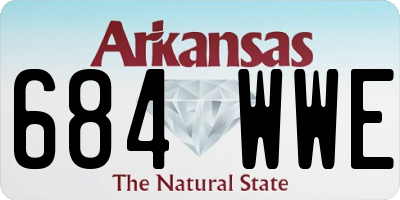 AR license plate 684WWE