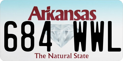 AR license plate 684WWL