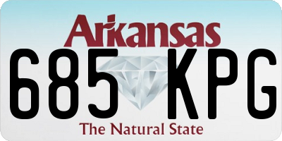 AR license plate 685KPG