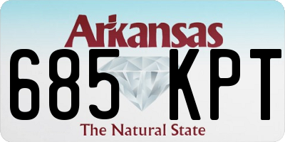 AR license plate 685KPT