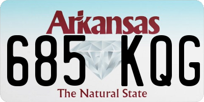 AR license plate 685KQG