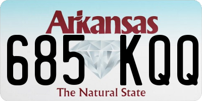 AR license plate 685KQQ