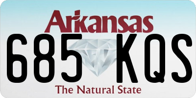 AR license plate 685KQS